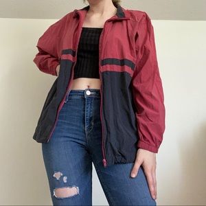 🟢3/$20 vintage color block rain jacket